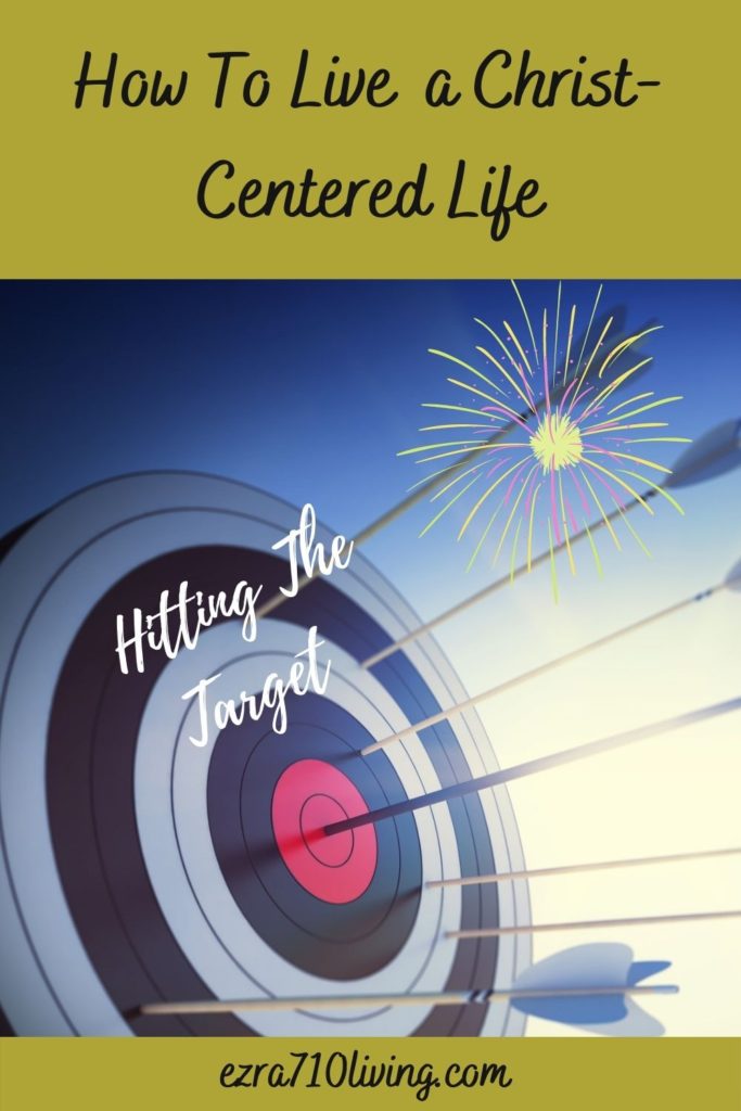 Pinterest image for living a Christ Centered Life